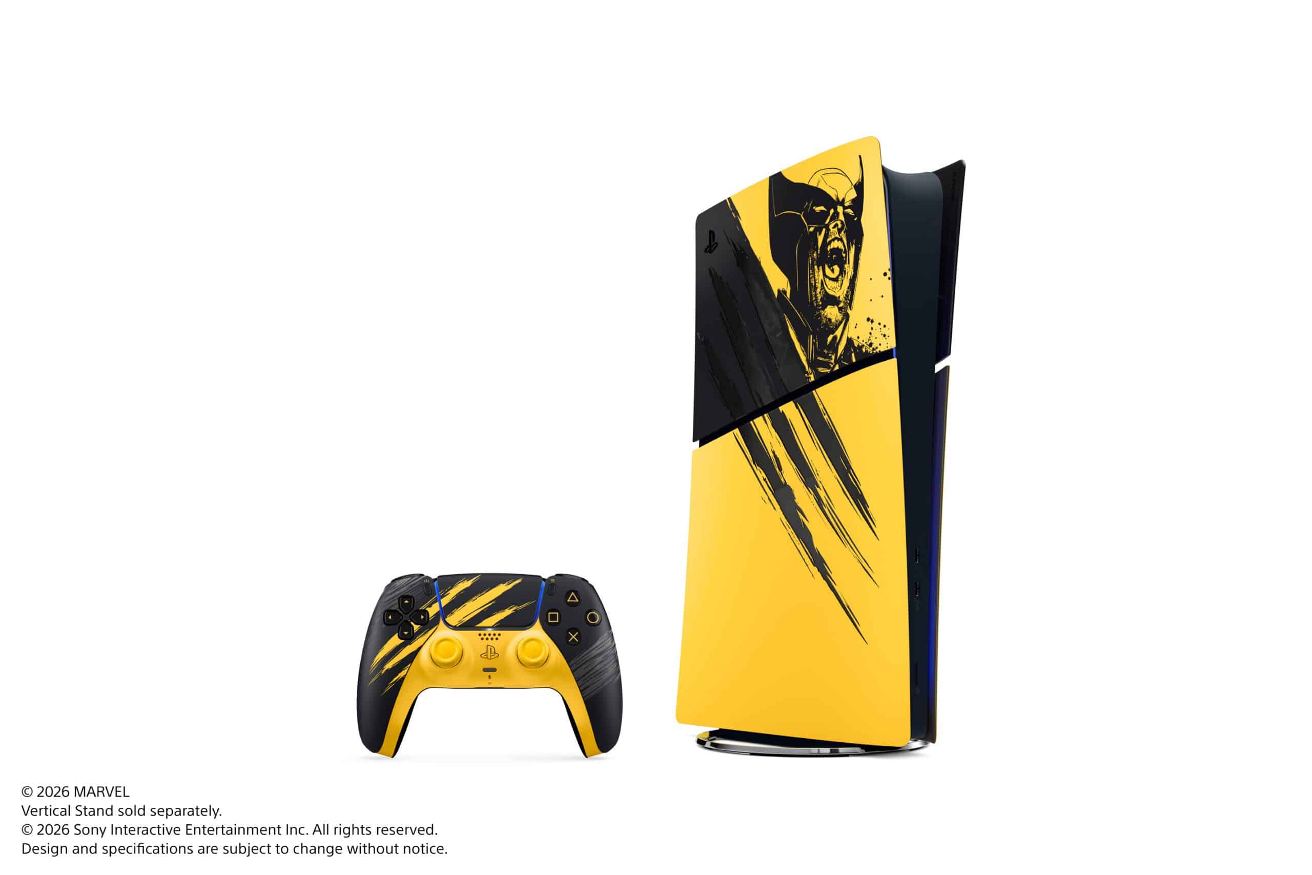 Marvel's Wolverine Limited Edition Battle Yellow PS5 console